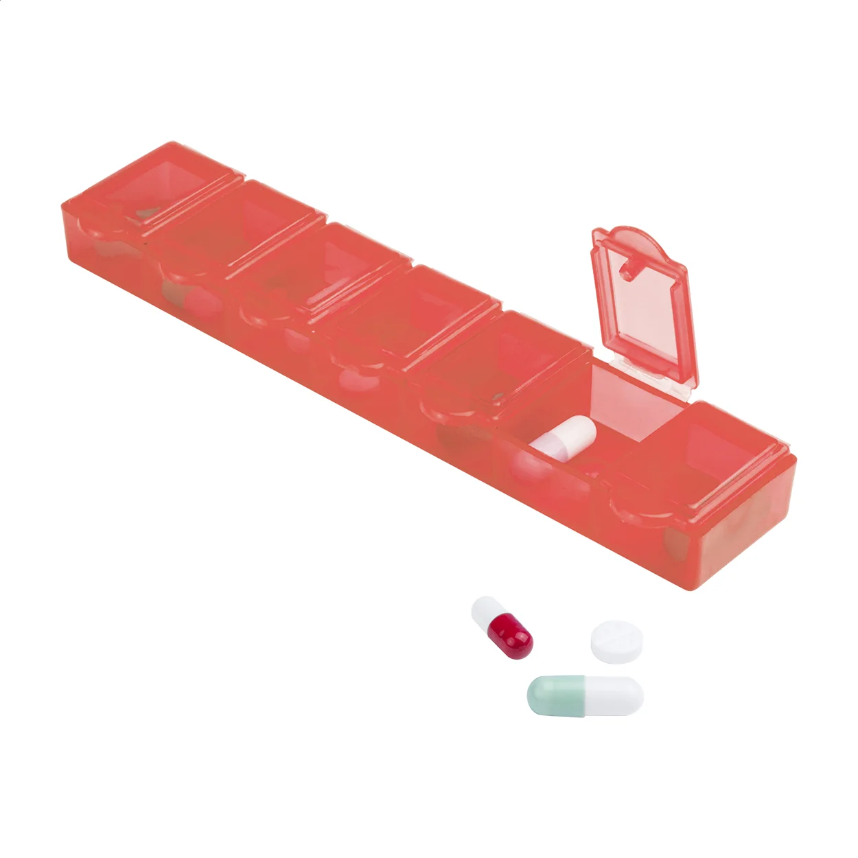 Pillenbox Sepill, rot – Bild 3