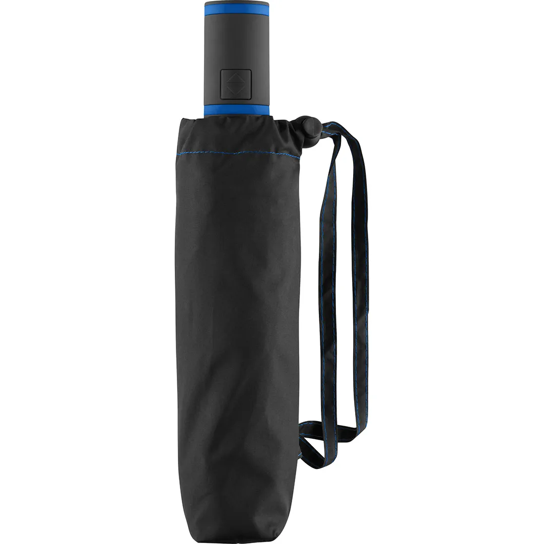 Taschenschirm FARE® AOC Mini Style, schwarz-euroblau – Bild 4