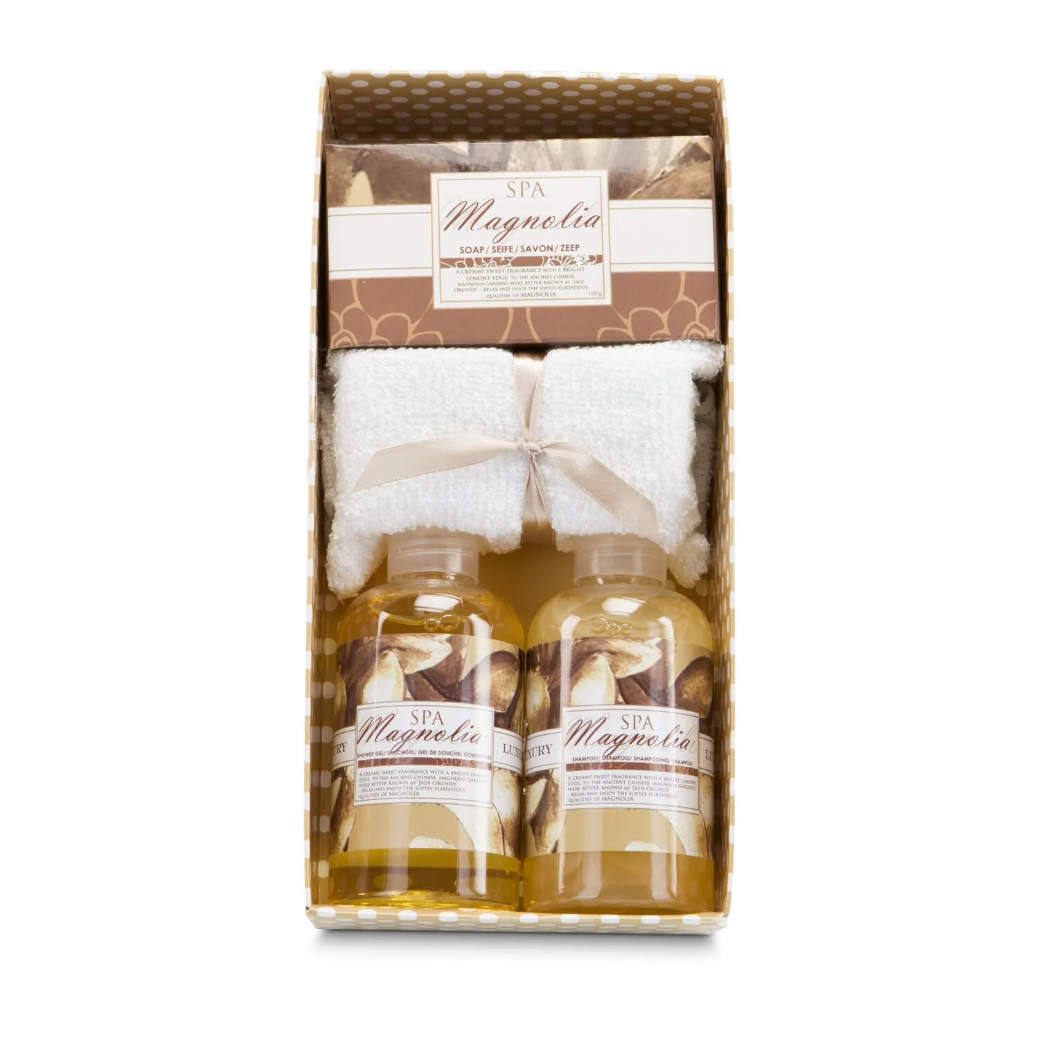 Wellness-Geschenkset: Magnolia Spa, braun – Bild 2