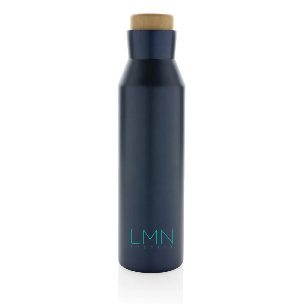 Gaia Vakuumflasche aus RCS recyceltem Stainless-Steel, blau – Bild 3