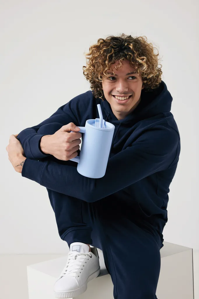 Cube Becher aus RCS recyceltem Stahl 800ml, hellblau – Bild 11