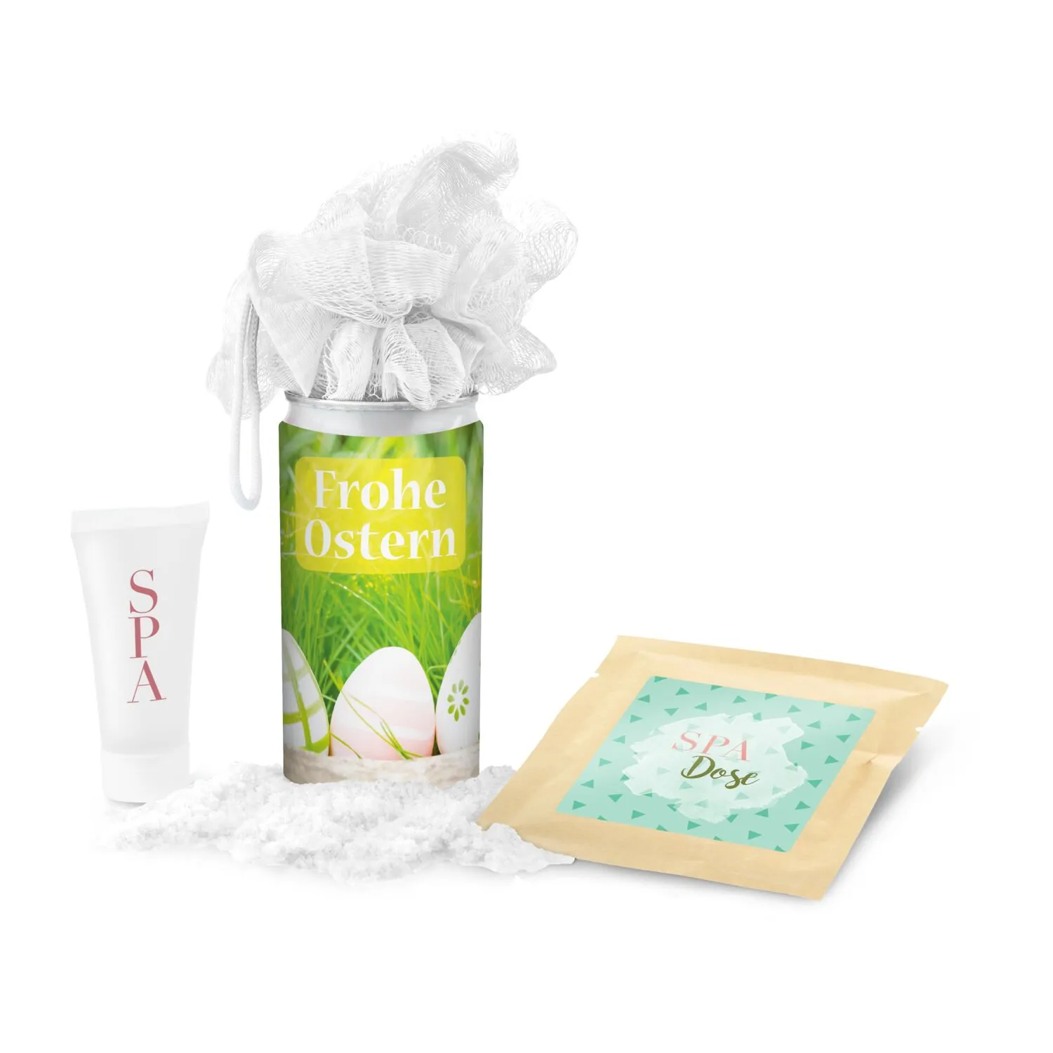 Geschenkset / Präsenteset: SPA Dose Ostern, das Nest in der Dose - verschiedene Designs