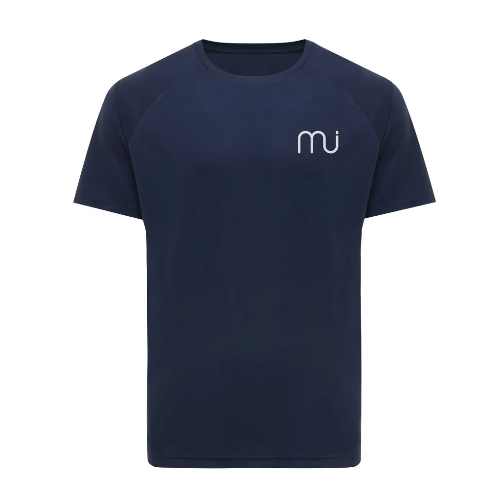 IQONIQ Tikal Sport Quick-Dry T-Shirt aus rec. Polyester, navy blau – Bild 3