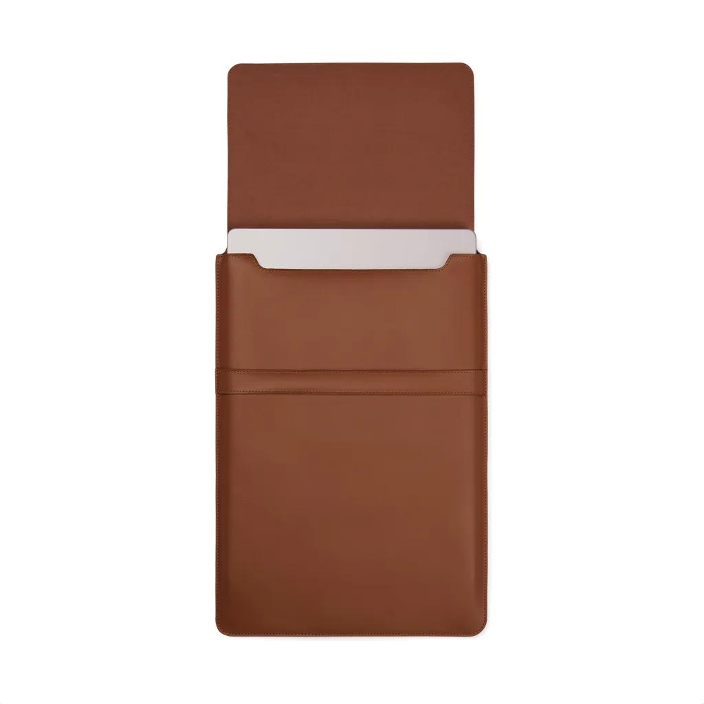 VINGA Timo 14" Laptop-Sleeve aus RCS recyceltem rPET, braun – Bild 3
