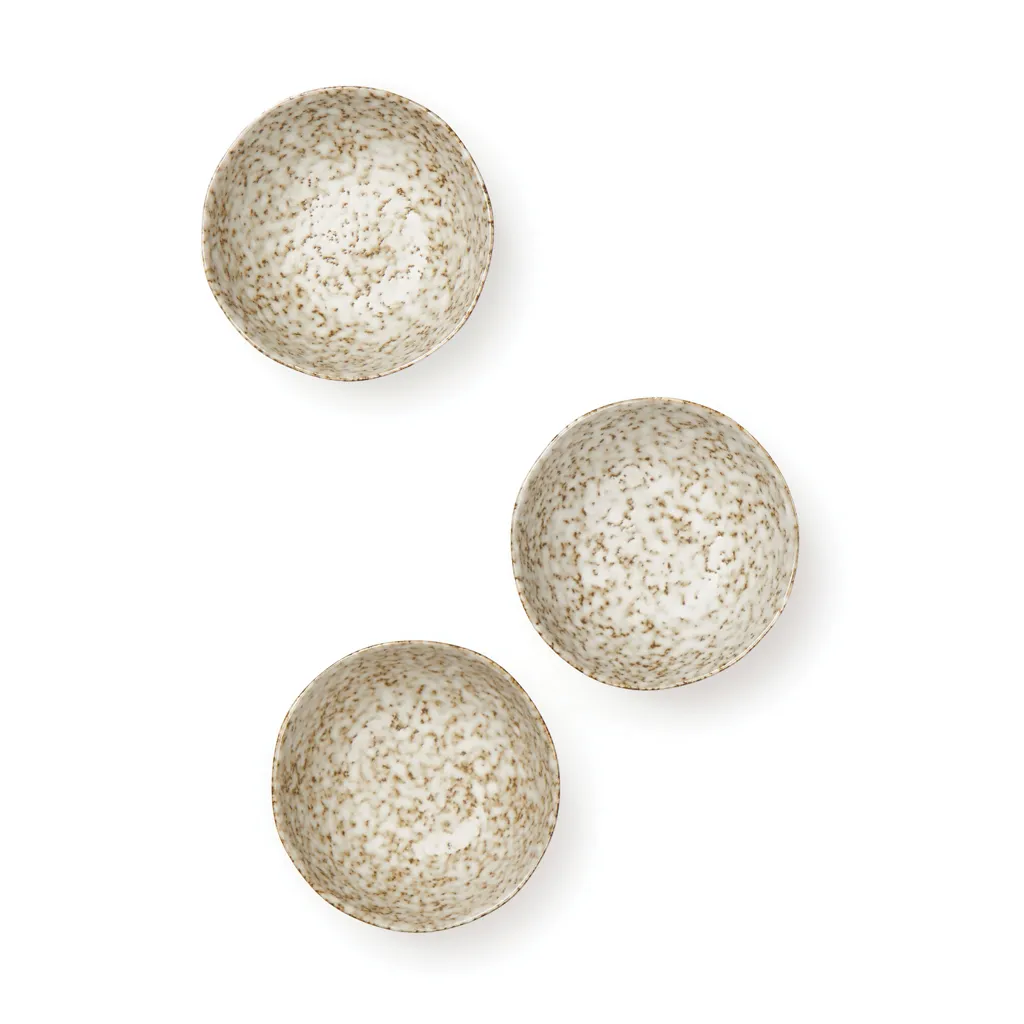 VINGA Nuvem Mini-Bowls, 3er-Set, beige – Bild 2