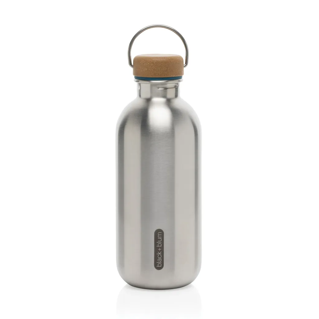 Black+Blum Stahl-Wasserflasche 600ml, turkis – Bild 3