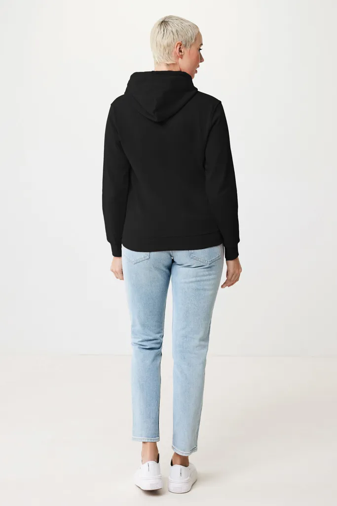 IQONIQ Jasper Hoodie aus recycelter Baumwolle, schwarz – Bild 5