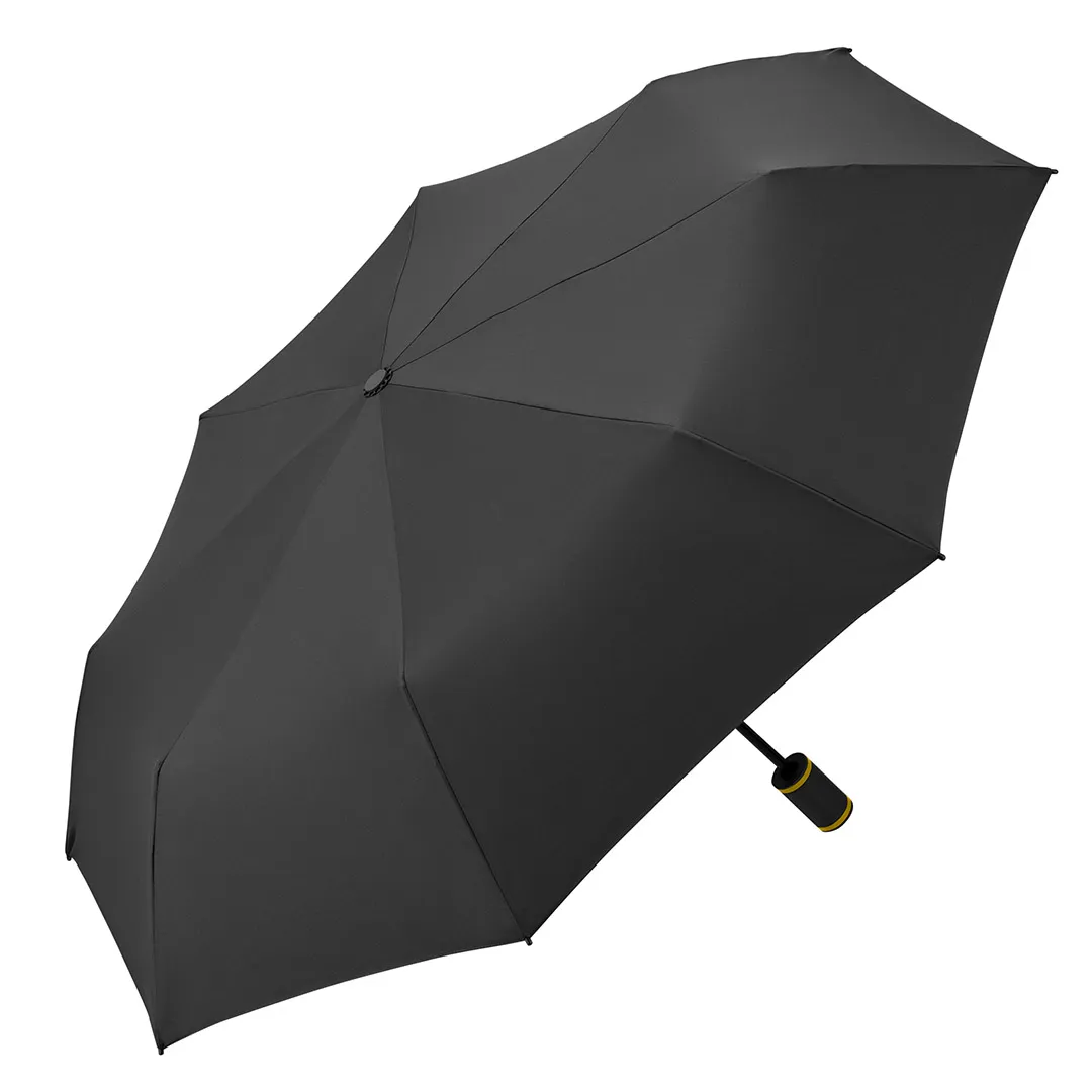 Taschenschirm FARE® AOC Mini Style, schwarz-gelb – Bild 2