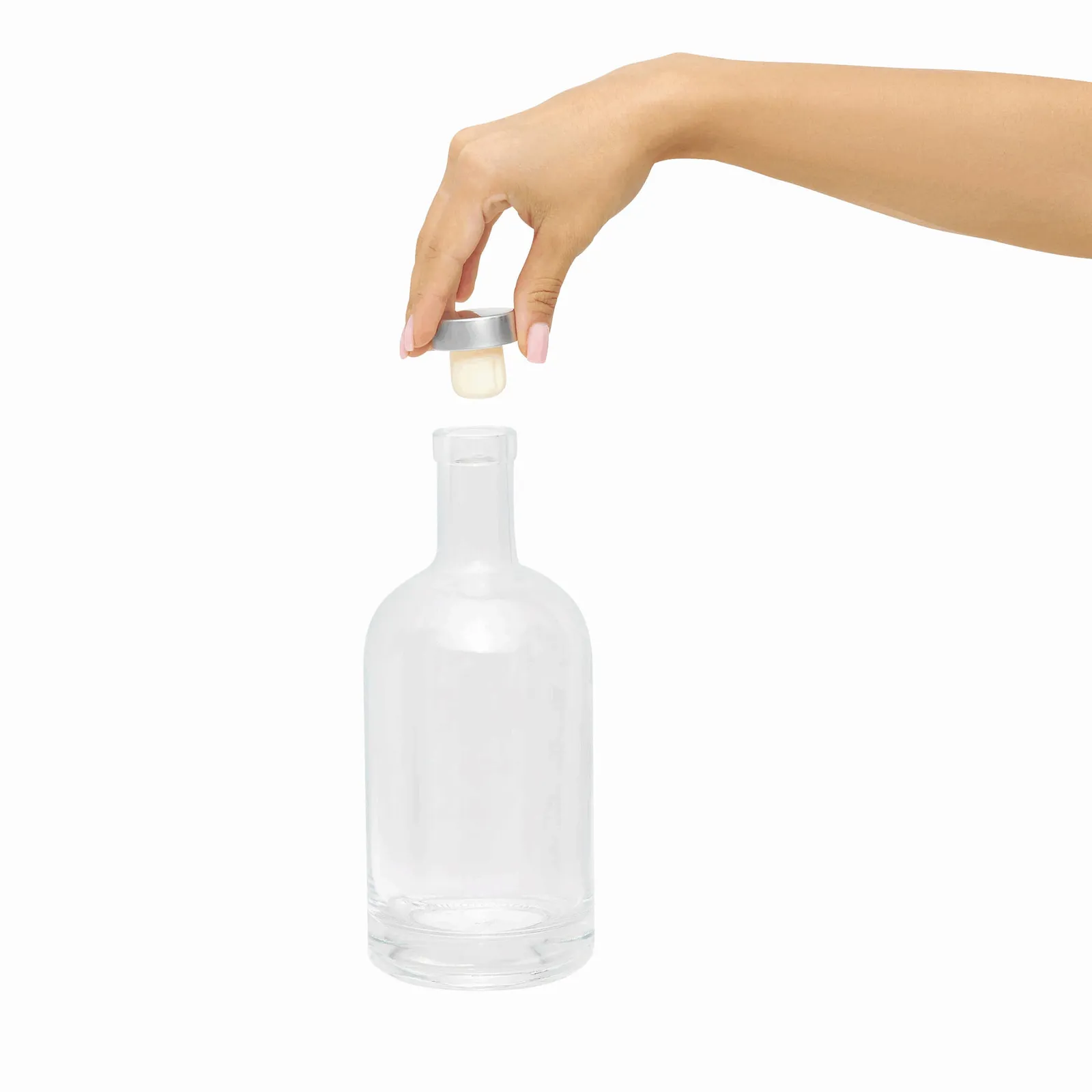 PEARLY - Glas-Trinkflasche transparent, transparent – Bild 7