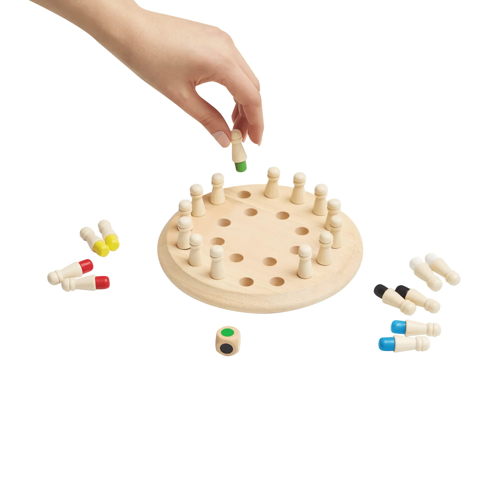 COLOURMATCH - Gedächtnis-Spiel holzfarben, holzfarben – Bild 5