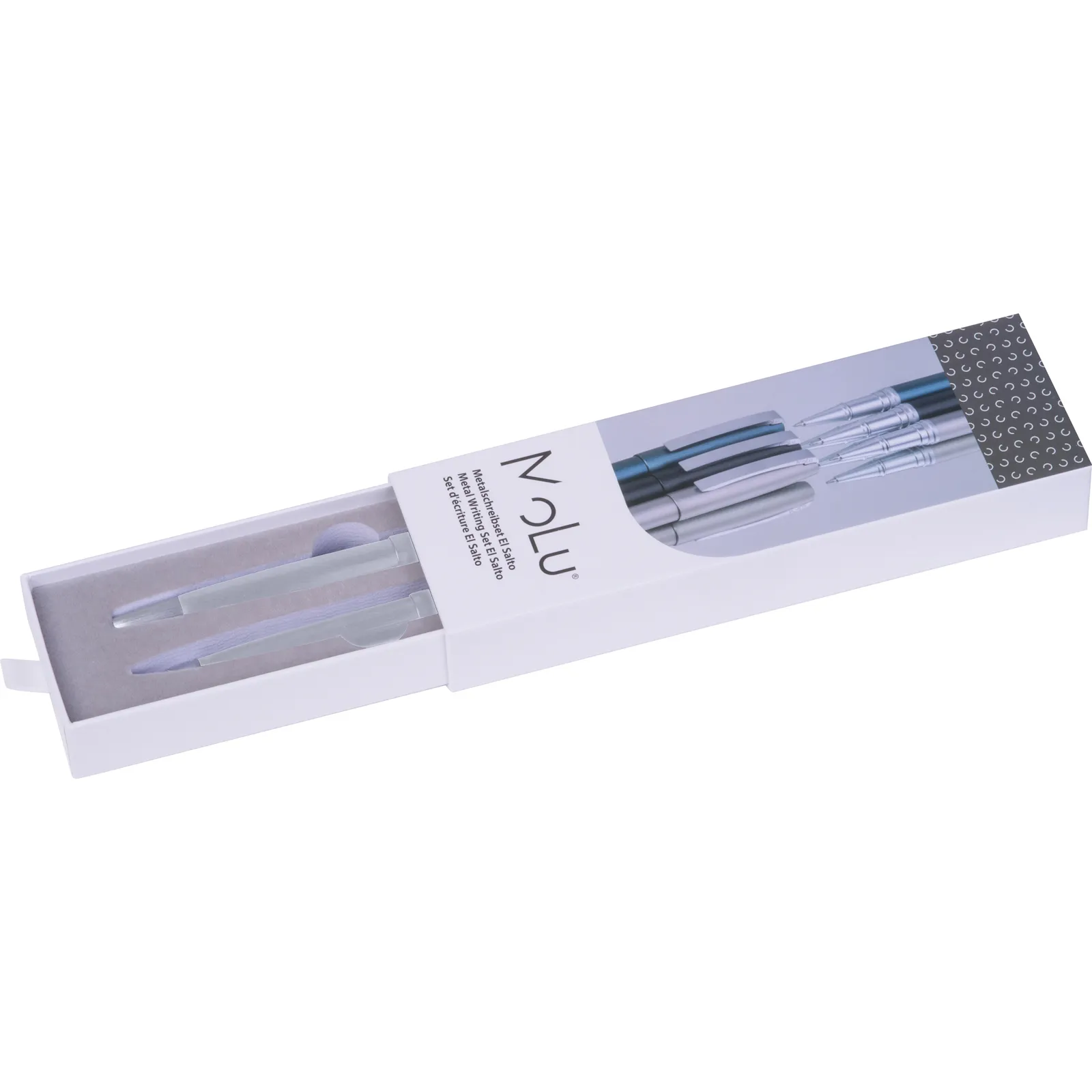 MoLu Metallschreibset El Salto, silbergrau – Bild 3