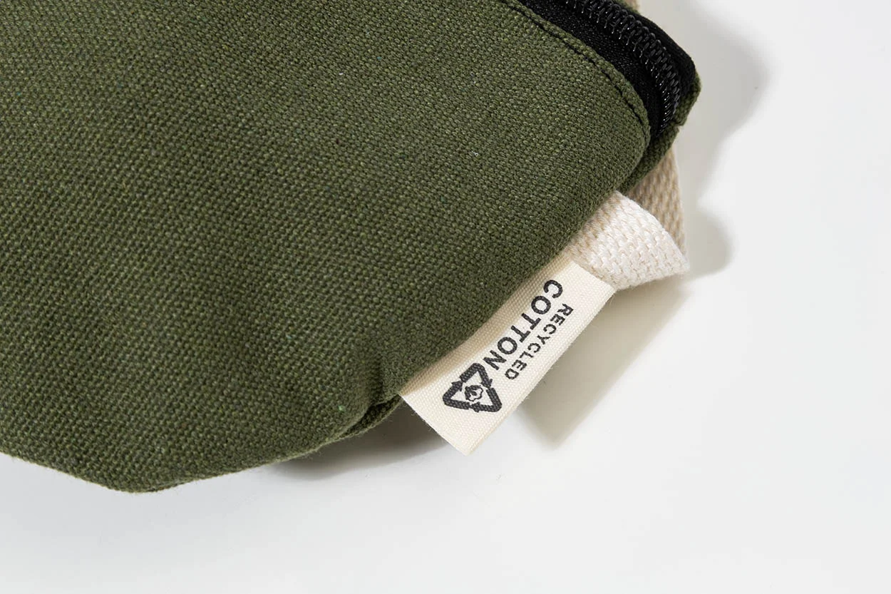 Gürteltasche Rekan Hip aus recyceltem Canvas, grün – Bild 4