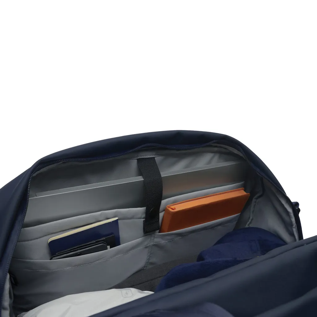 Urban wasserabweisende Wochenendtasche, navy blau – Bild 9