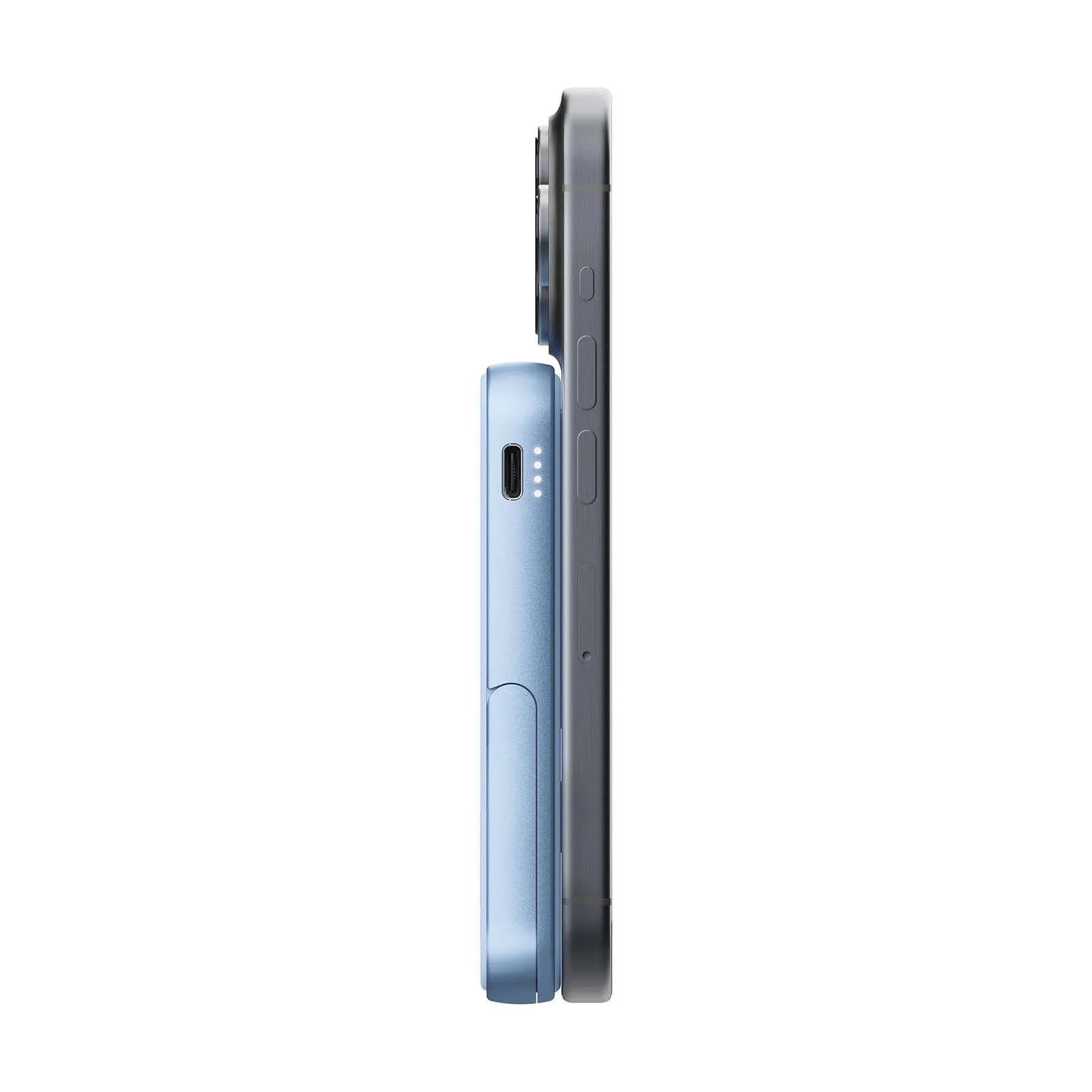 Fresh 'n Rebel Magnetische kabellose Powerbank 5000 mAh, Leuchtblau – Bild 7