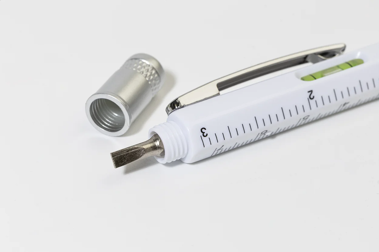 Kugelschreiber Fixpen, weiß – Bild 2