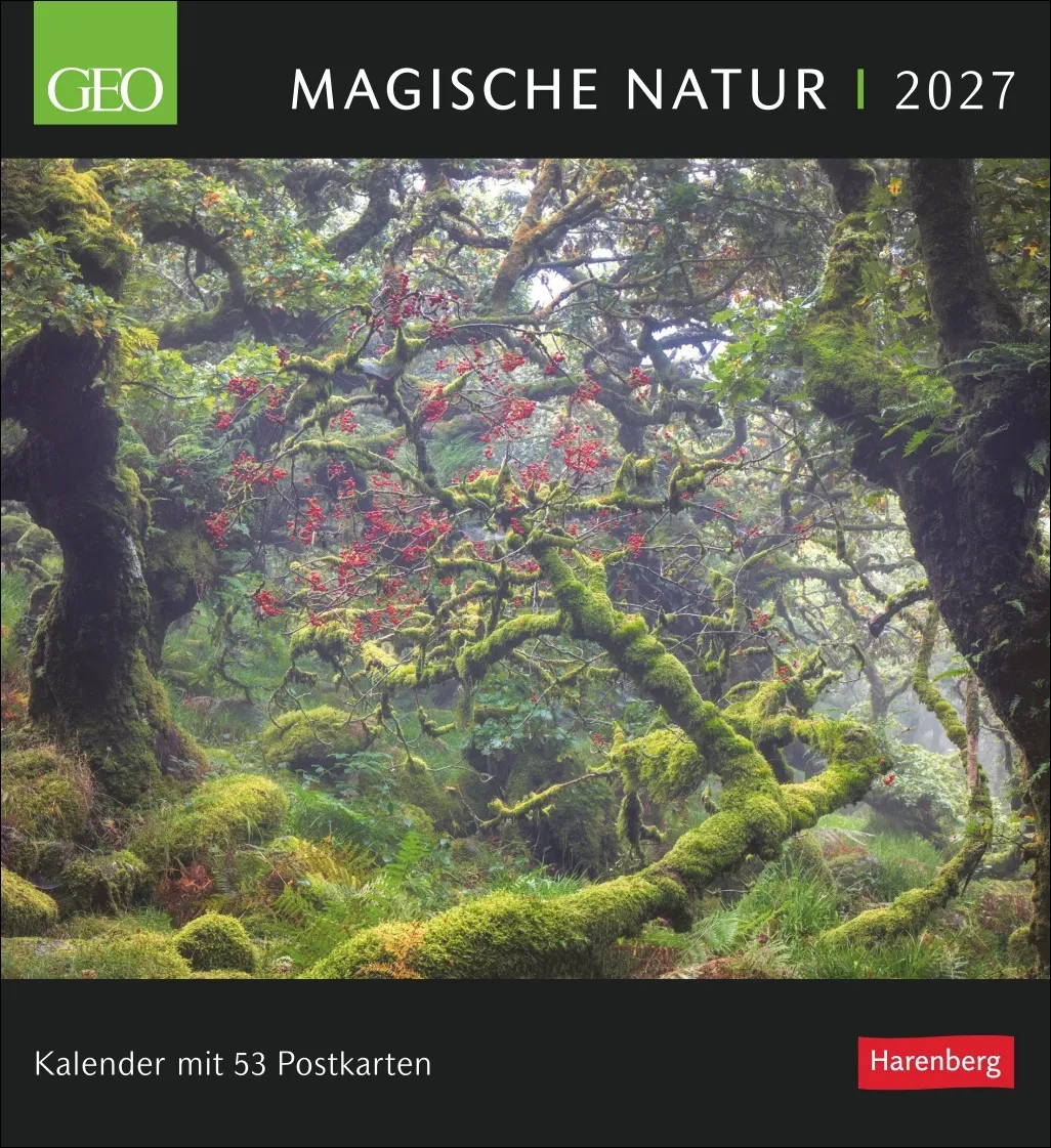 GEO Magische Natur Postkartenkalender 2027