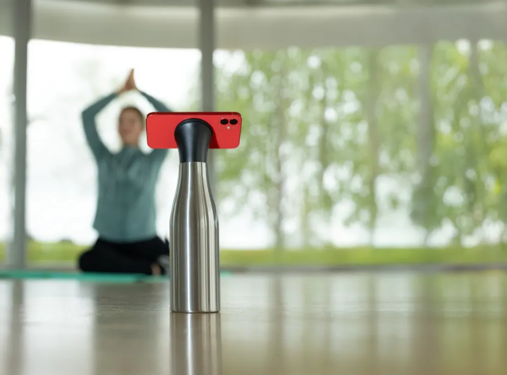 Thermoflasche STAND BY ME silberfarben, silberfarben – Bild 7