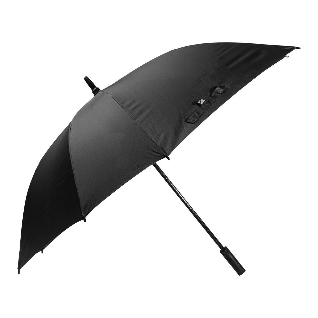 Quadratischer RPET Regenschrim Quadstorm, schwarz – Bild 4