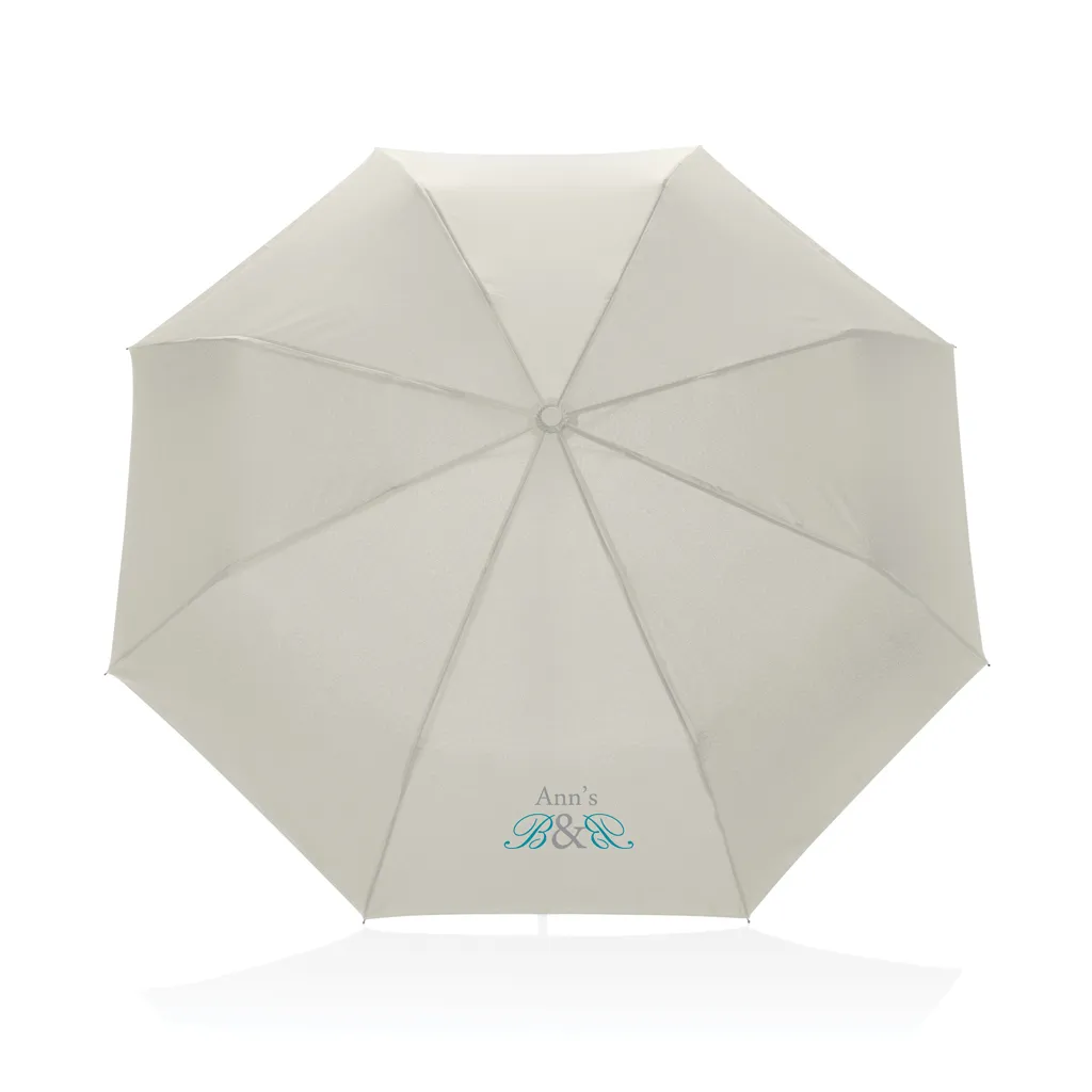 KENTO URBAN 21'' AWARE™ 190T RPET autom. open/close Schirm, beige – Bild 5