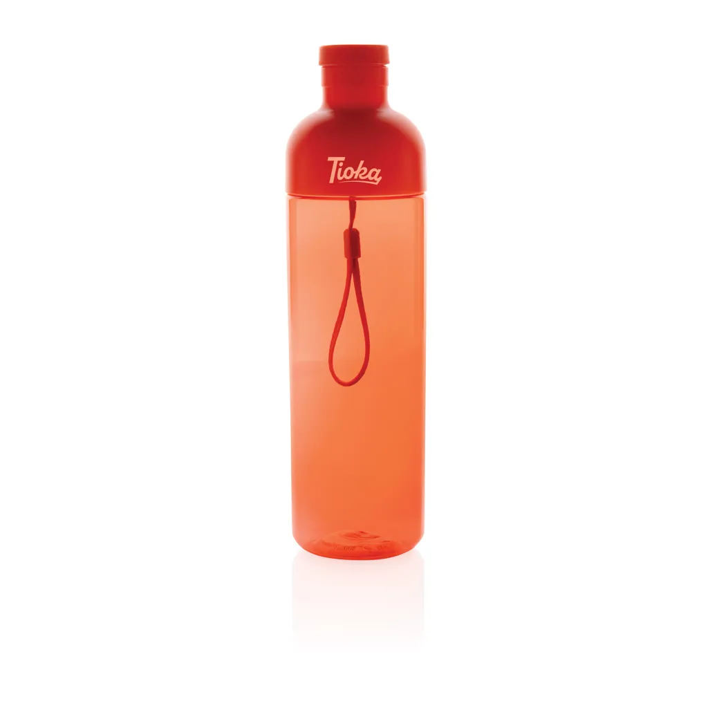 Impact auslaufsichere Wasserflasche aus RCS recyc. PET 600ml, rot – Bild 5