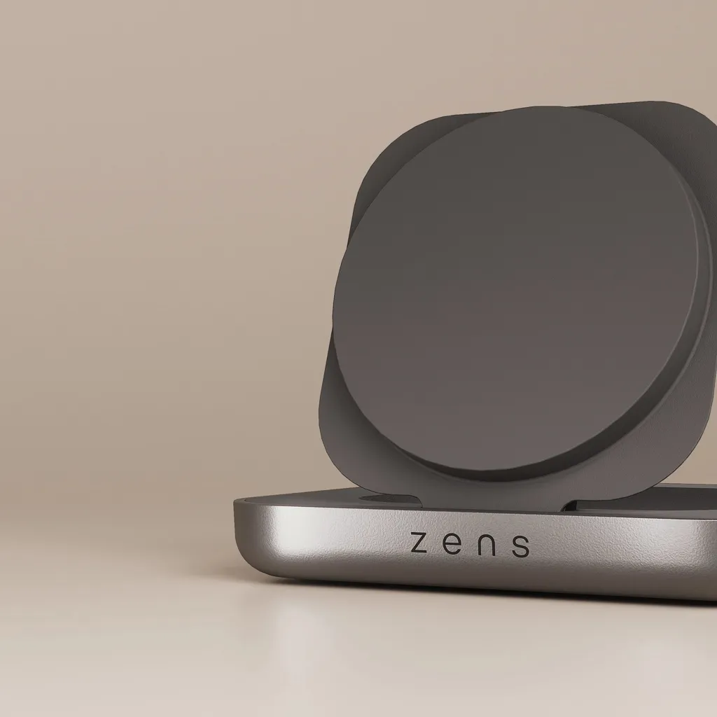 Zens Magnetic Nightstand Charger, schwarz – Bild 7