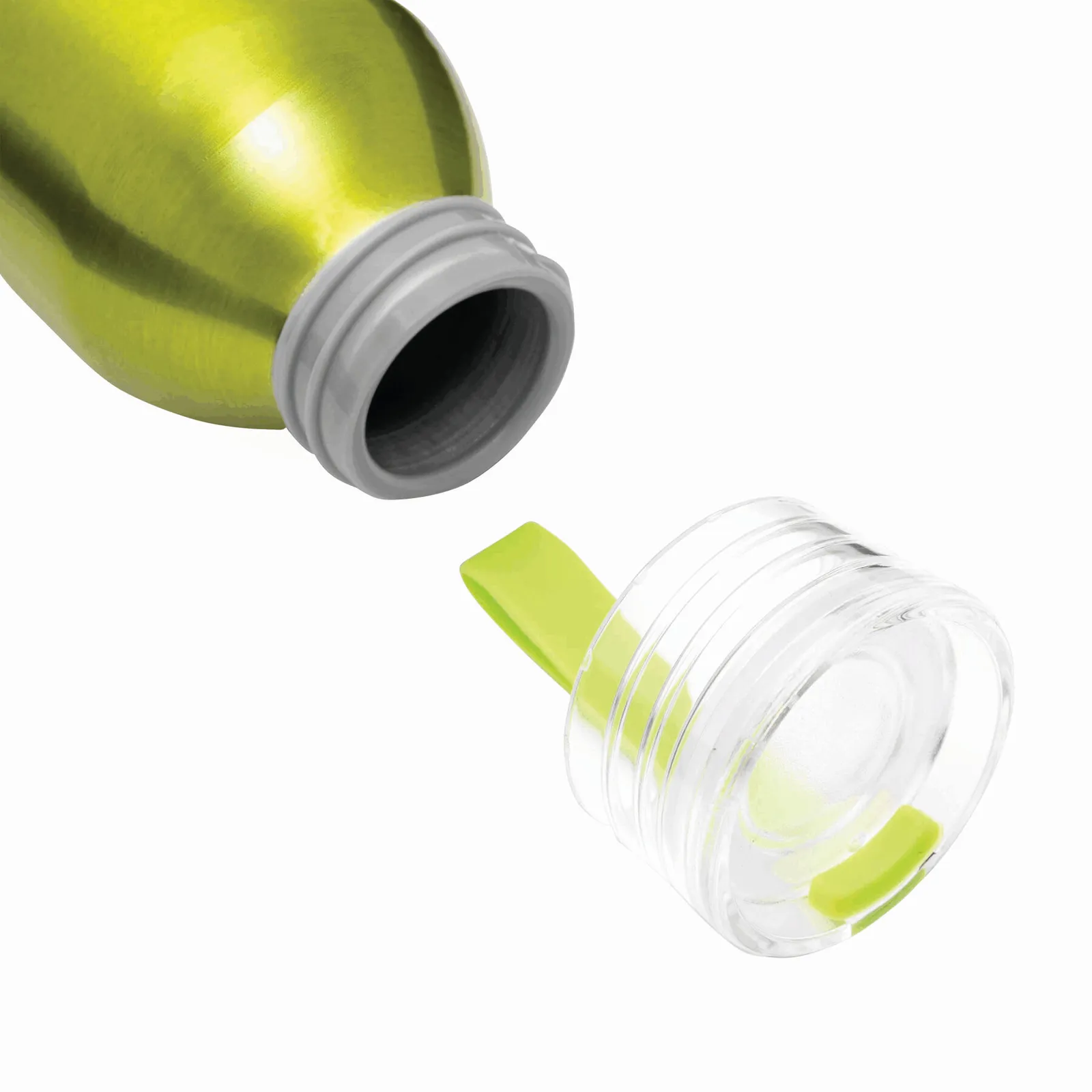 LOOPED - Aluminium Trinkflasche, apfelgrün – Bild 6