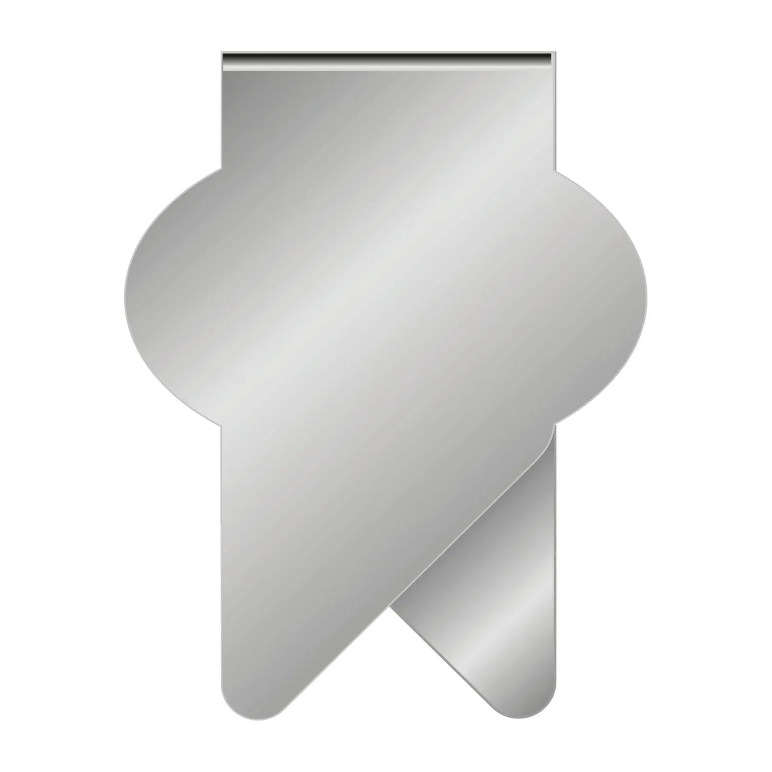 ROMINOX® Mehrweg-Büroklammer X Clip, 5 Varianten, idealer Mailingartikel für Dokumente, bis zu 12 Seiten Klemmkraft, silber – Bild 4