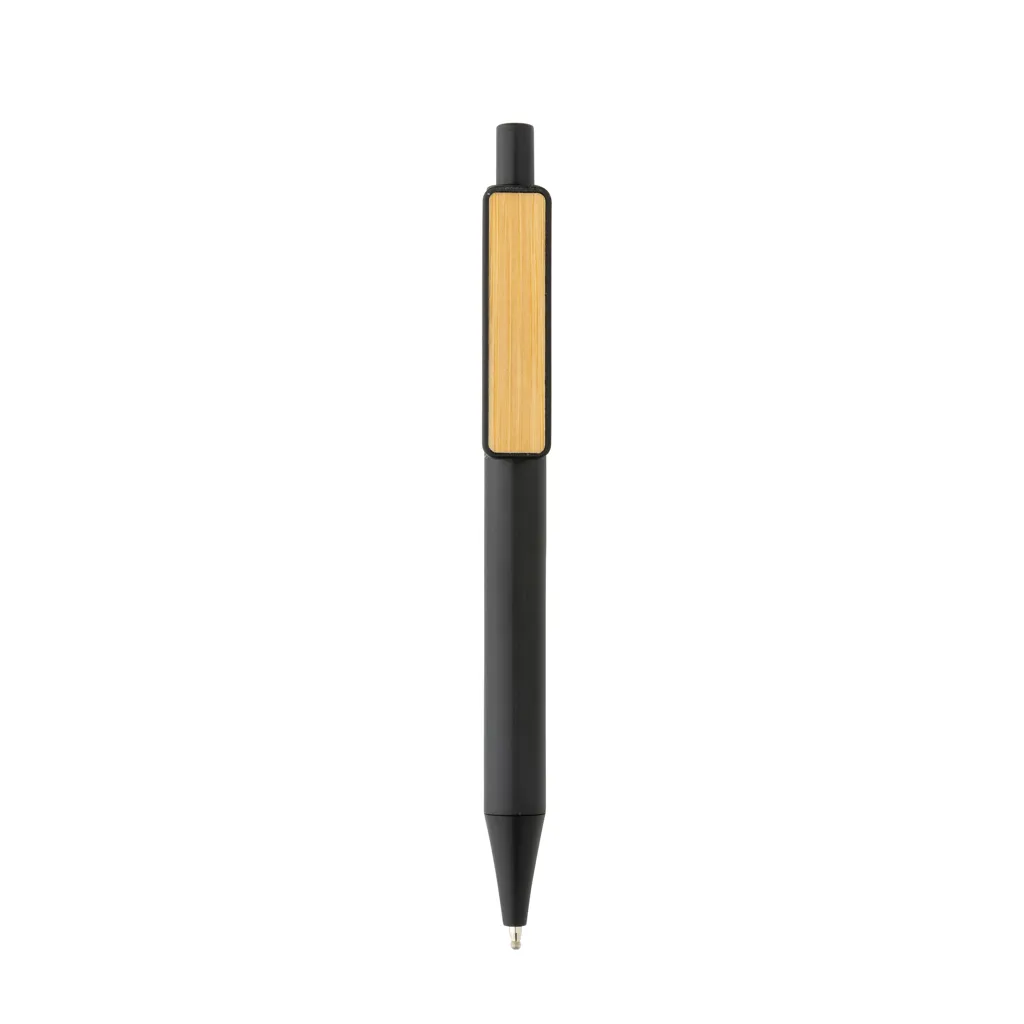 GRS rABS Stift mit Bambus-Clip, schwarz – Bild 2