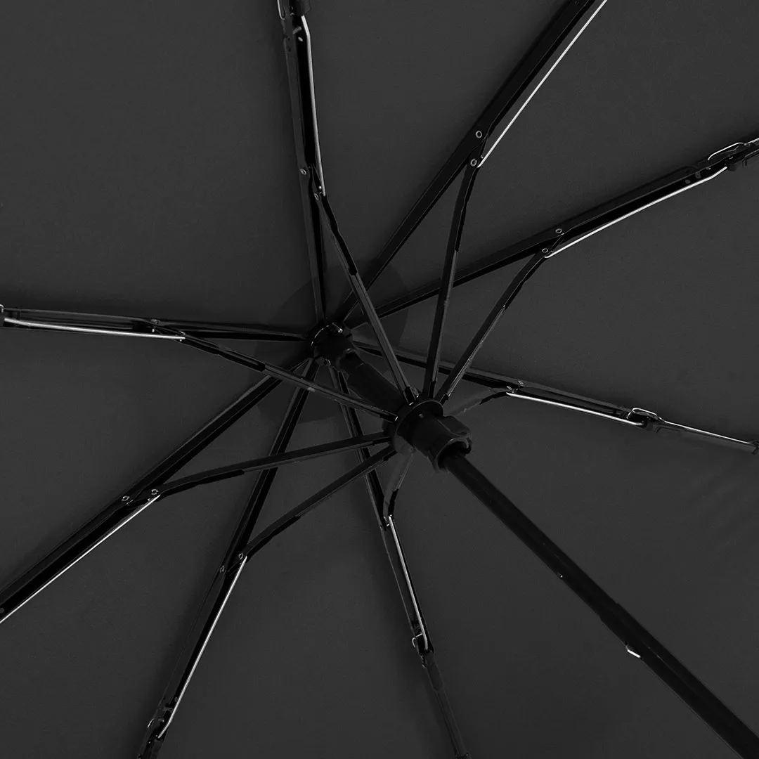 Taschenschirm ÖkoBrella, Ø 98 cm, Länge 26,5 cm, schwarz wS – Bild 4