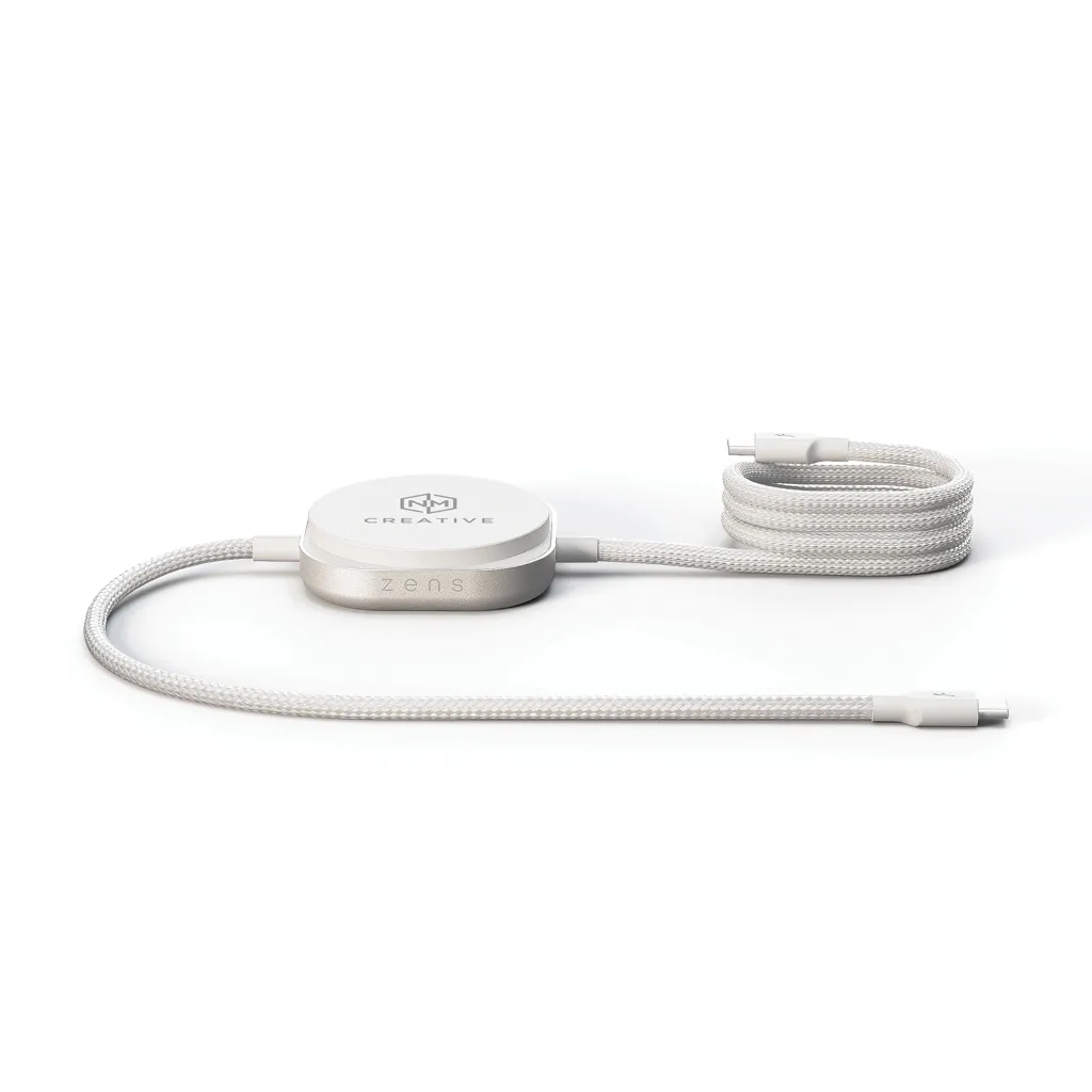 Zens Ladekabel USB C-C Pro 2, weiß – Bild 5