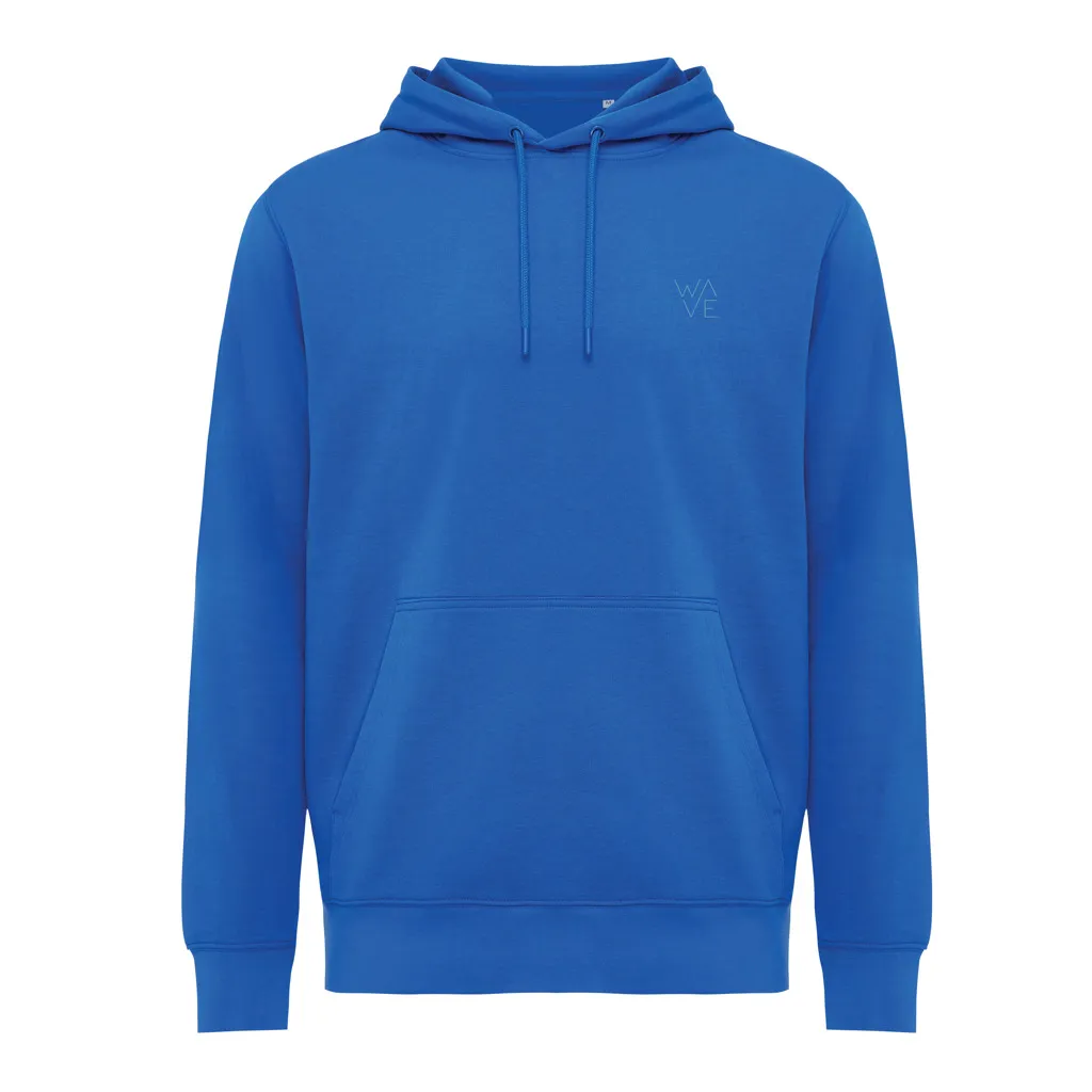IQONIQ Rila Lightweight Hoodie aus recycelter Baumwolle, Königsblau – Bild 3