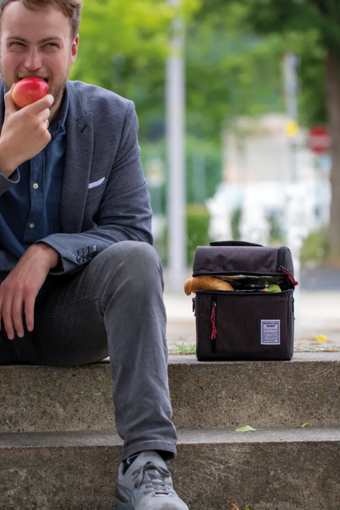 Isoliertasche BUSINESS LUNCH COOLER, anthrazit/schwarz – Bild 8
