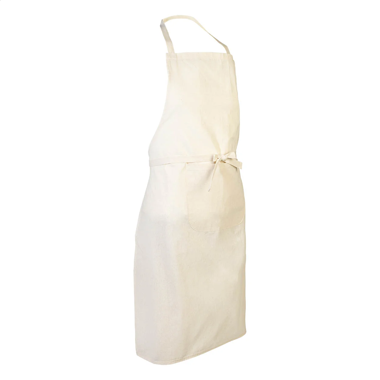 Baumwoll-Schürze Cuoco, beige – Bild 4