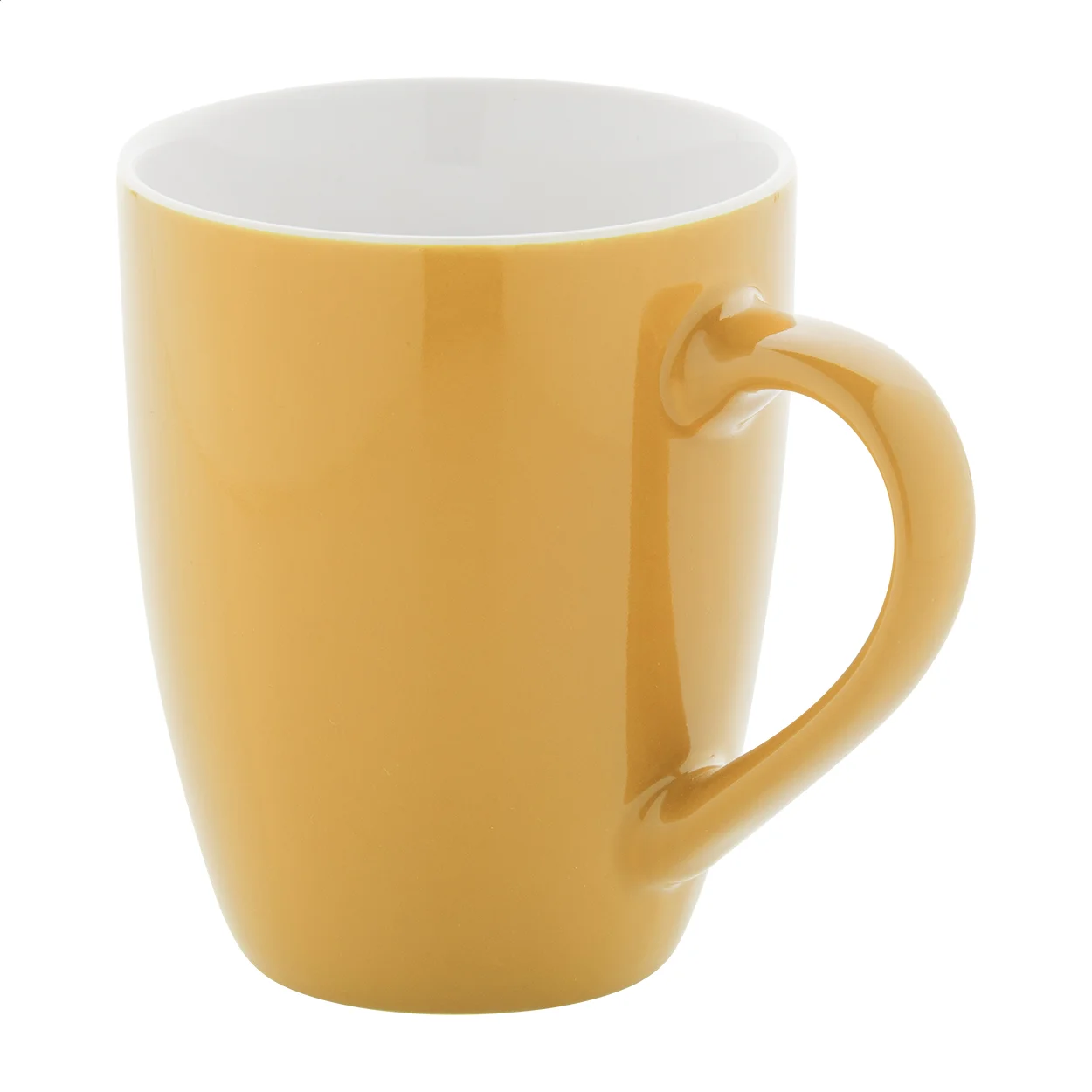 Becher Gaia, gelb, weiß – Bild 3