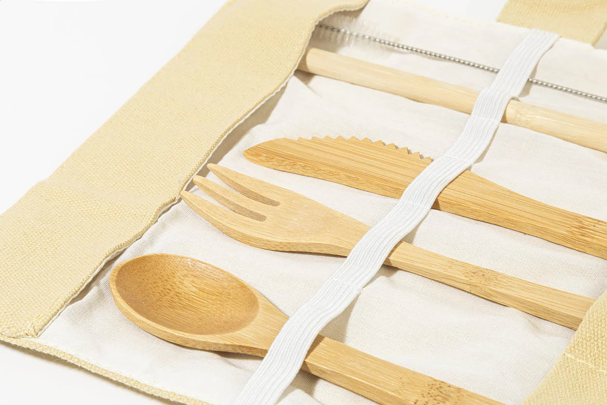 Besteck-Set Rollery, natur – Bild 7