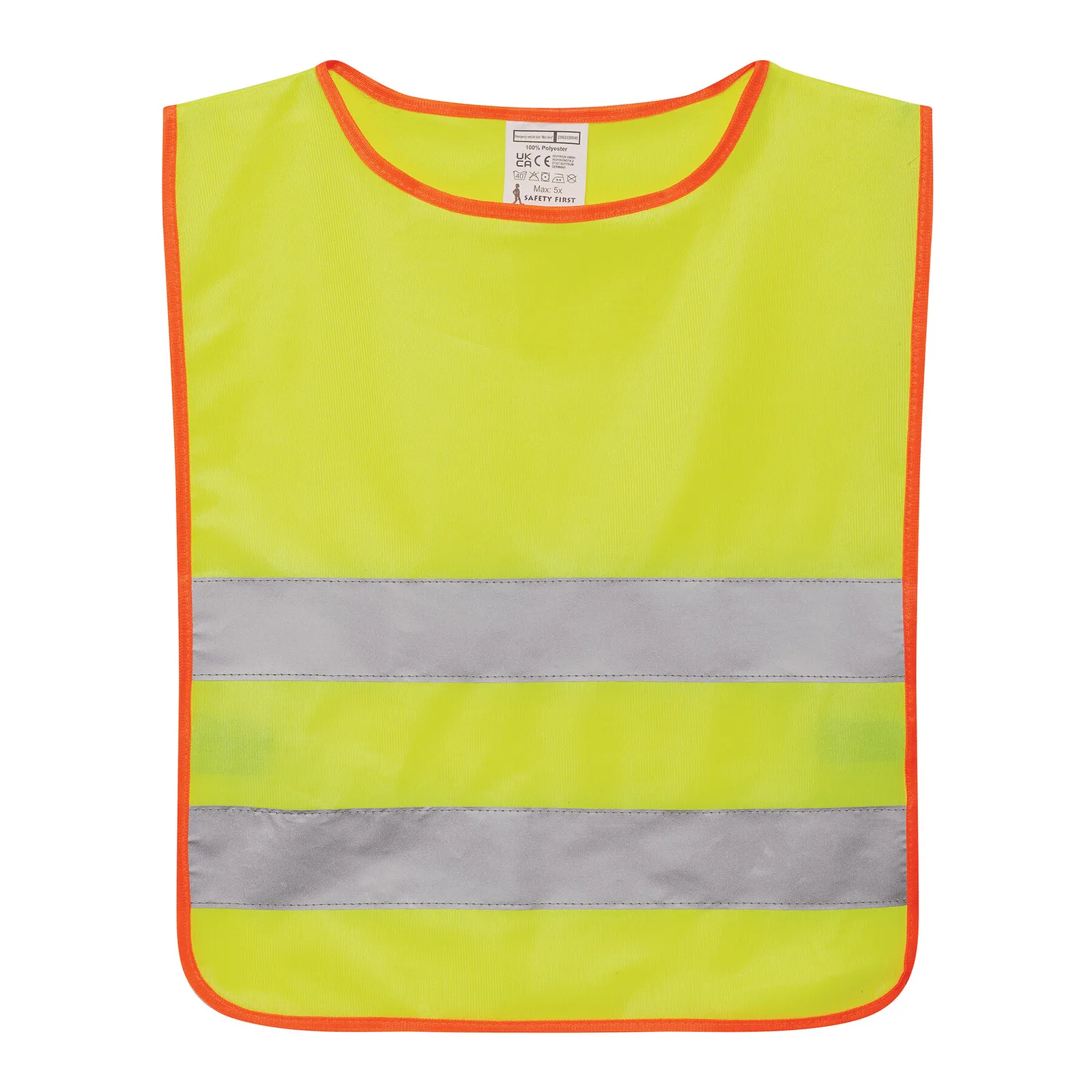 MINI HERO - Sicherheitsweste für Kinder gelb, grau, orange, gelb, grau – Bild 2