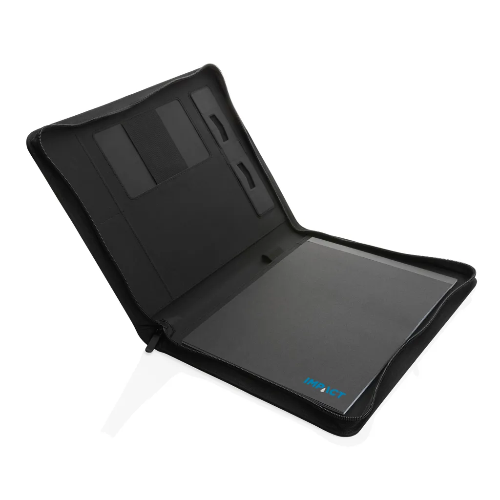Impact Aware™ Deluxe 300D Tech Portfolio mit Reißverschluss, schwarz – Bild 2