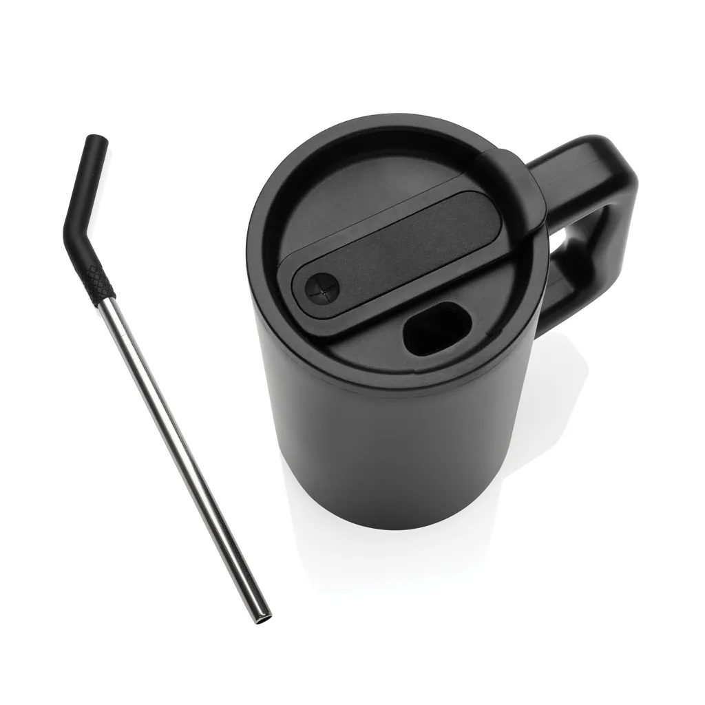 Cube Becher aus RCS recyceltem Stahl 800ml, schwarz – Bild 7