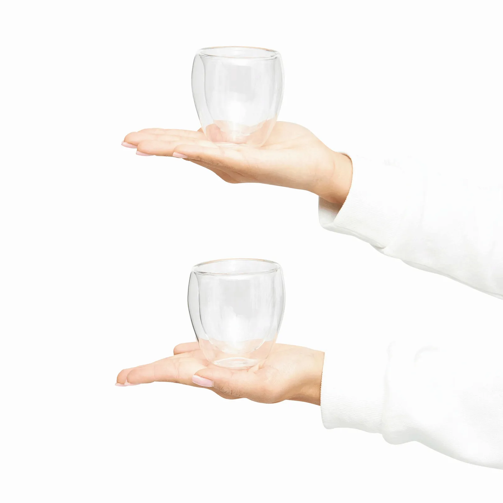 DRINK LINE S - Gläser-Set, doppelwandig: 2er-Set transparent, transparent – Bild 10