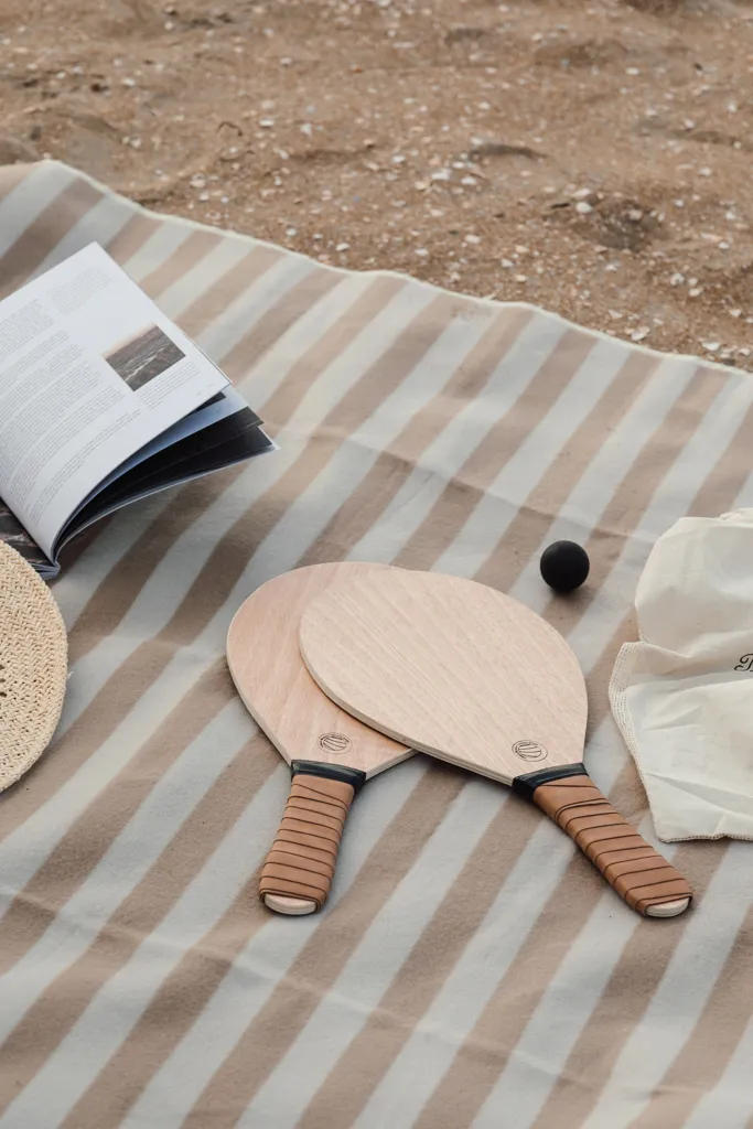 Vinga Colos Beach-Tennis-Spiel, braun – Bild 5