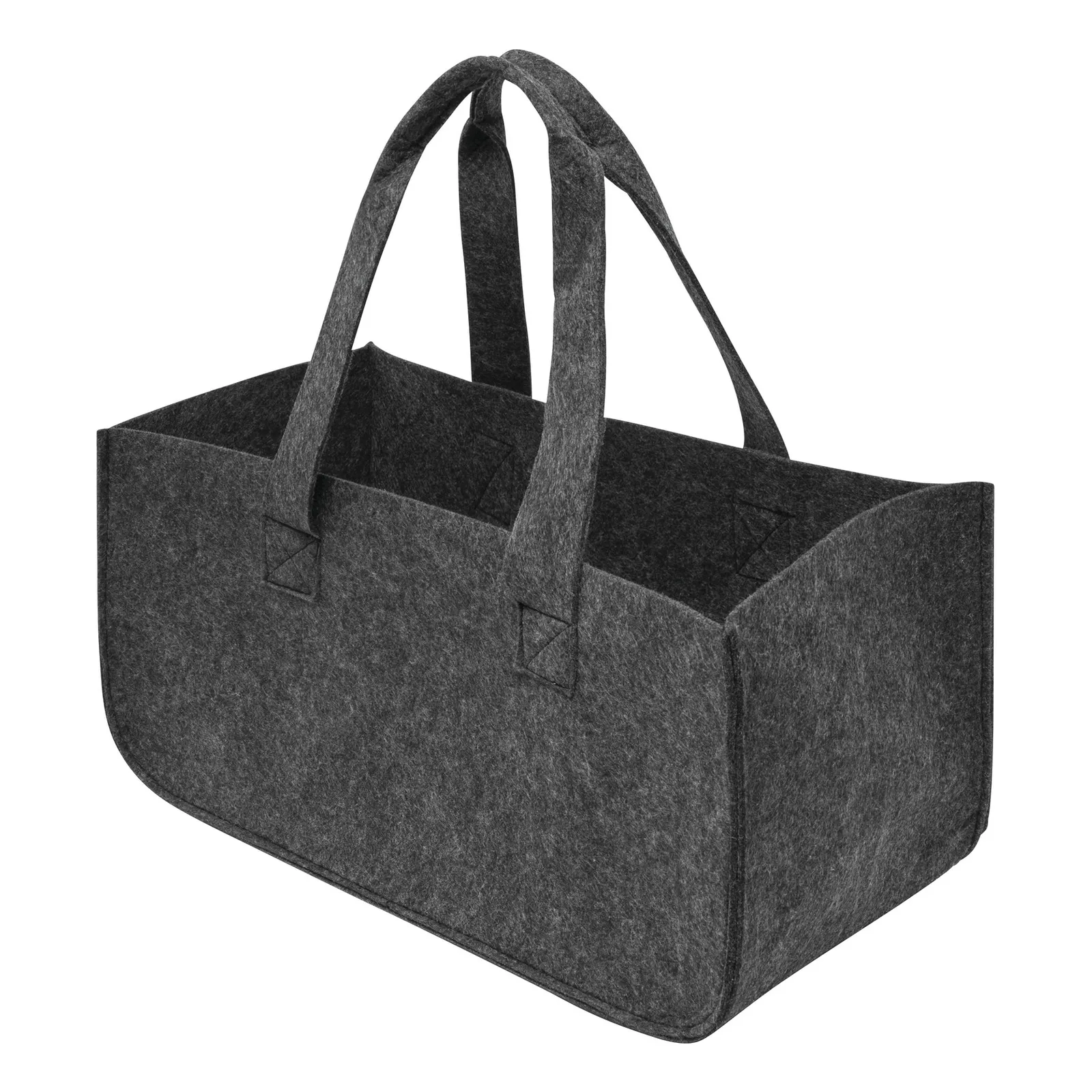 HOMY - Kaminholz-Tasche grau