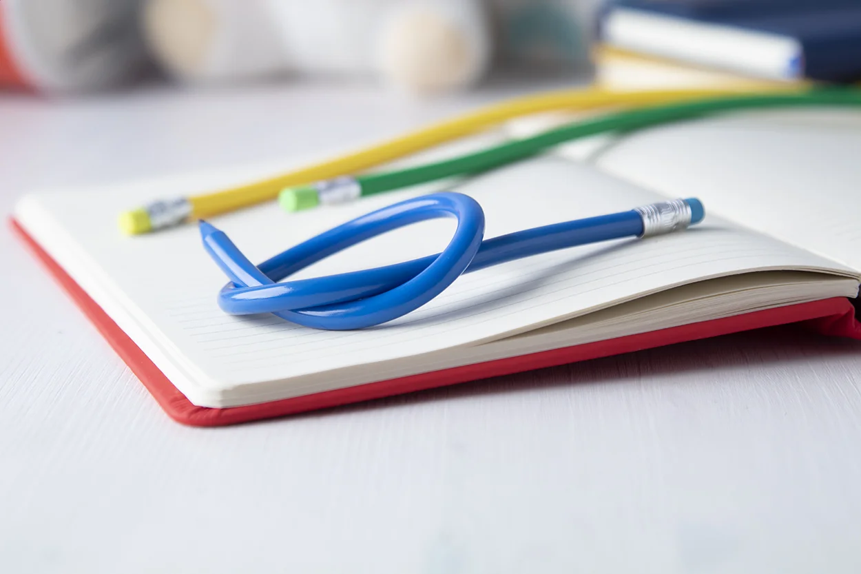 Flexibler Bleistift Flenxil, blau – Bild 2