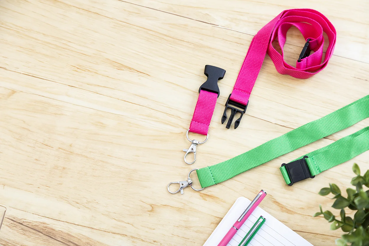 Lanyard Revent aus RPET, grün – Bild 4