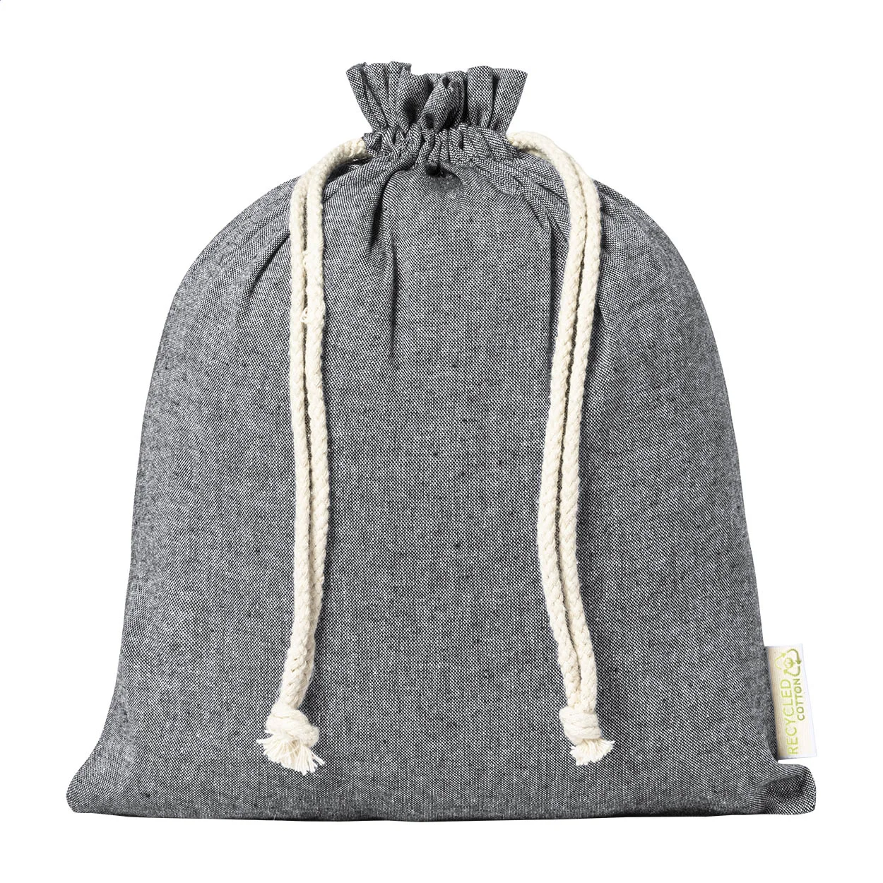 Geschenktasche Restry L aus Baumwolle, groß, schwarz – Bild 2