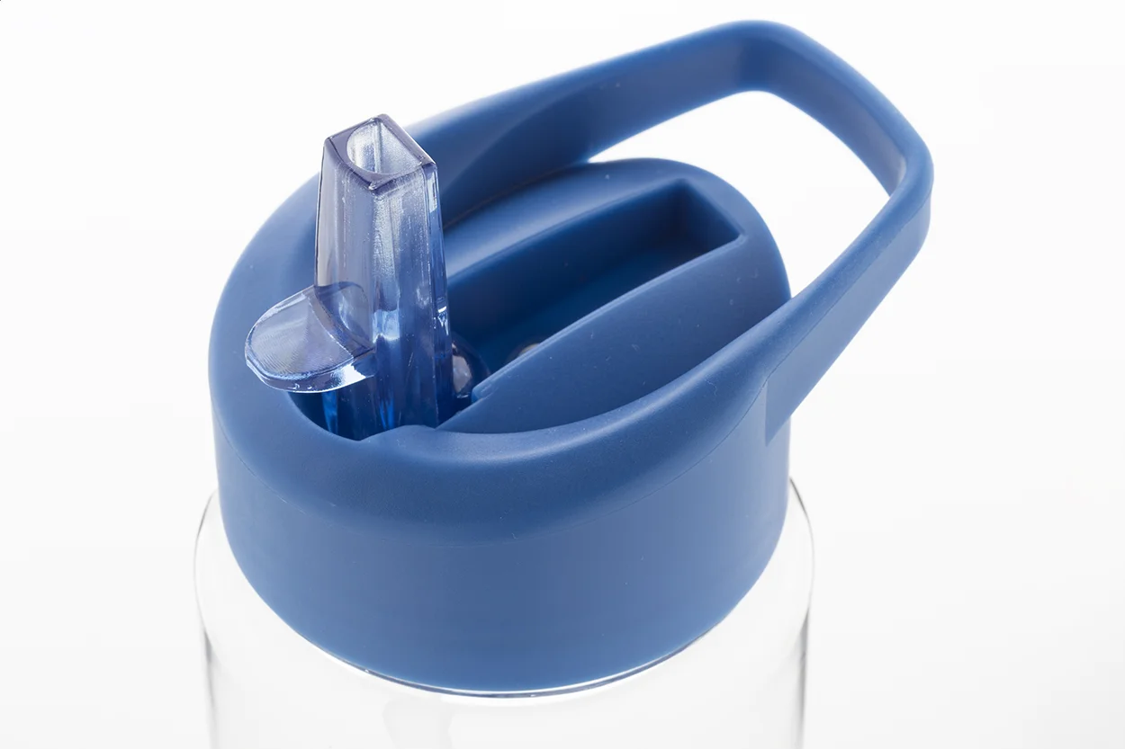 RPET Trinkflasche Fitty, hellblau – Bild 3