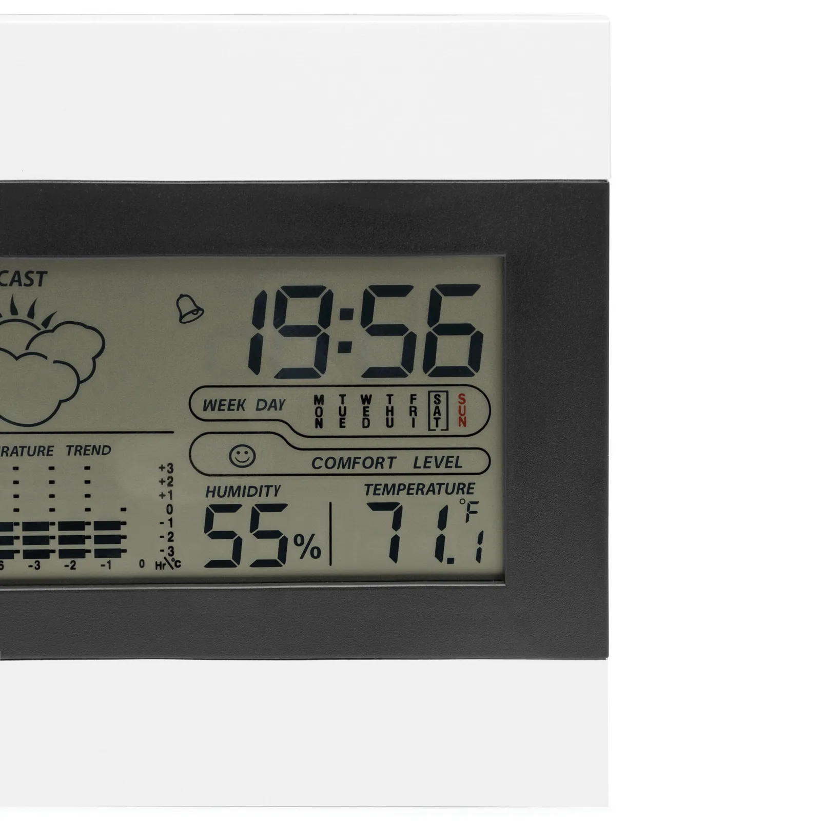 SHINY DAY - Wetterstation schwarz, silber, schwarz, silber – Bild 5