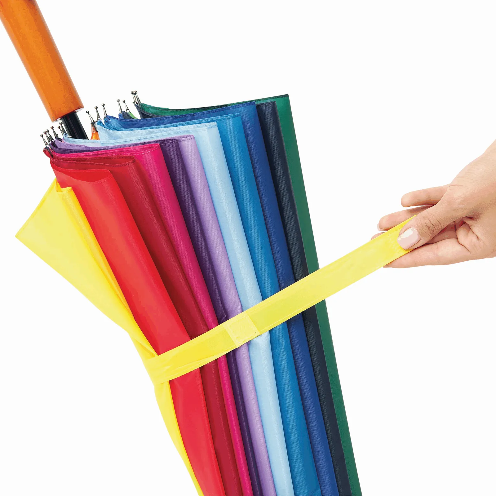 RAINBOW SKY - Golfschirm regenbogen, regenbogen – Bild 10