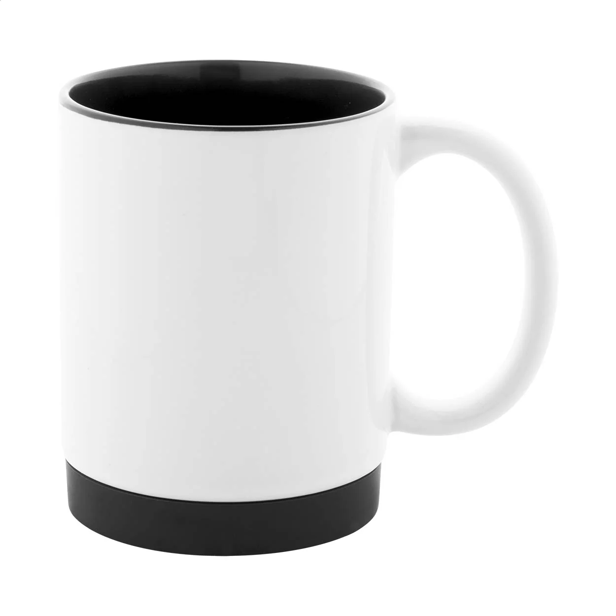 Sublimationstasse MultiColour Plus, schwarz, weiß – Bild 3