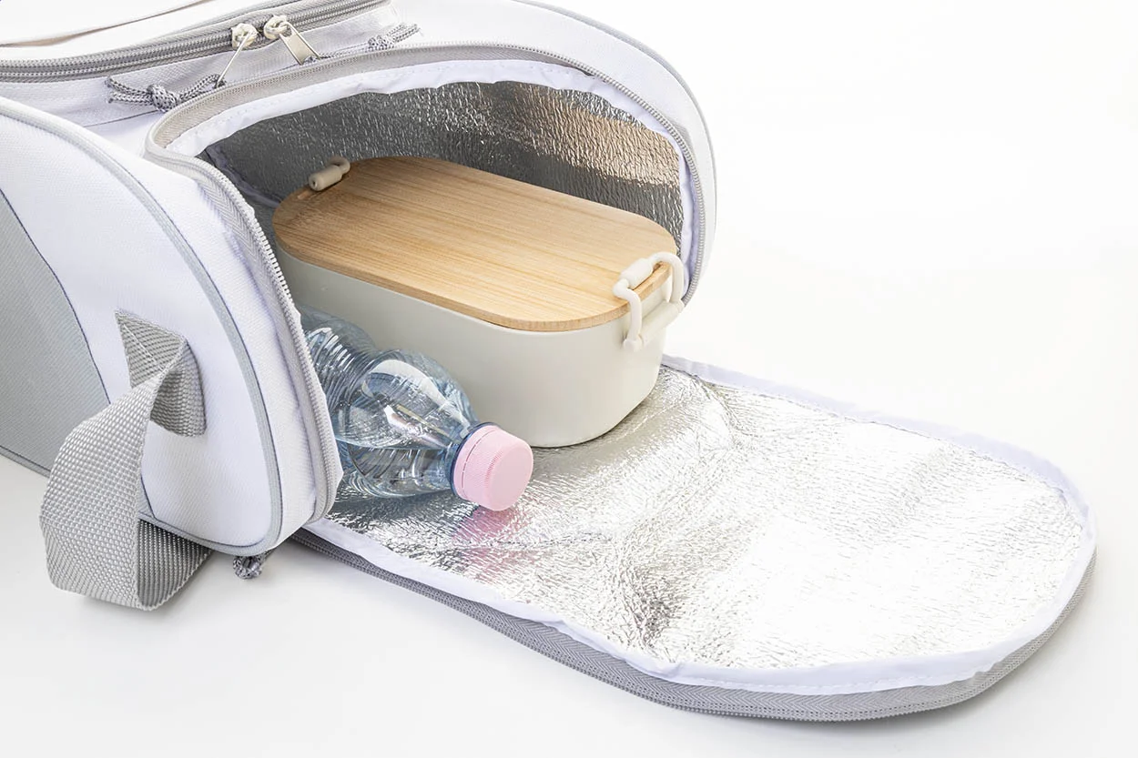 RPET-Kühltasche Inuit, weiß – Bild 4