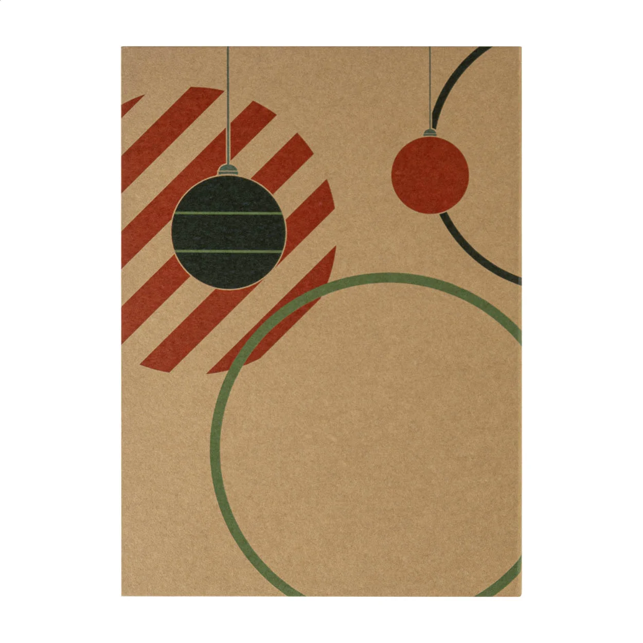 Weihnachtskarte FestiCard Kraft, Stern, natur – Bild 5